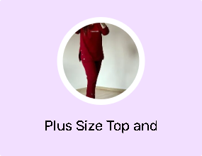 Plus Size Top and Bottom Set