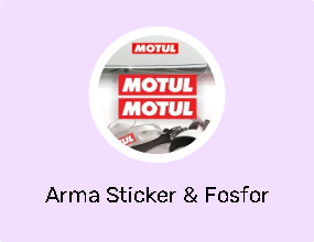 Arma Sticker & Fosfor Şerit