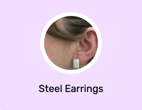 Steel Earrings