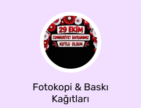 Fotokopi & Baskı Kağıtları