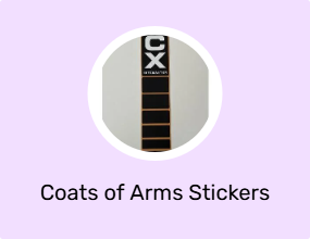 Coats of Arms Stickers & Phosphor Strips