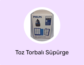 Toz Torbalı Süpürge