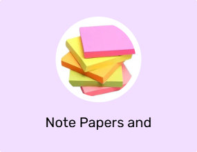 Note Papers and Notepads