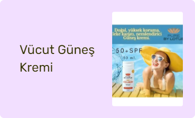 Vücut Güneş Kremi