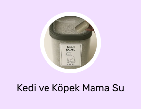 Kedi ve Köpek Mama Su Kabı