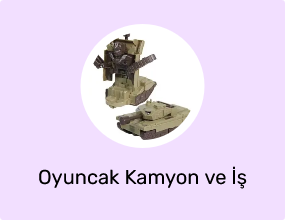 Oyuncak Kamyon ve İş Makinesi