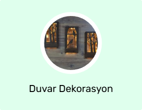Duvar Dekorasyon Ürünü