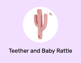 Teether and Baby Rattle