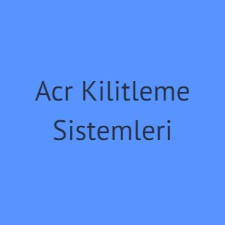Acr Kilitleme Sistemleri logo