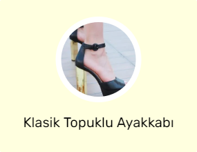 Klasik Topuklu Ayakkabı