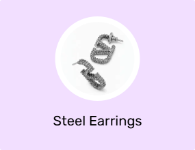 Steel Earrings