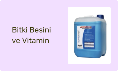 Bitki Besini ve Vitamin