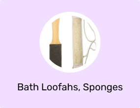 Bath Loofahs, Sponges & Poufs