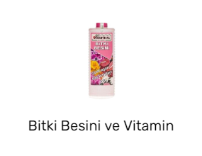 Bitki Besini ve Vitamin