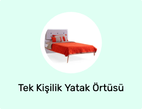 Tek Kişilik Yatak Örtüsü