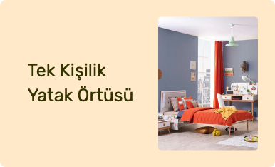 Tek Kişilik Yatak Örtüsü