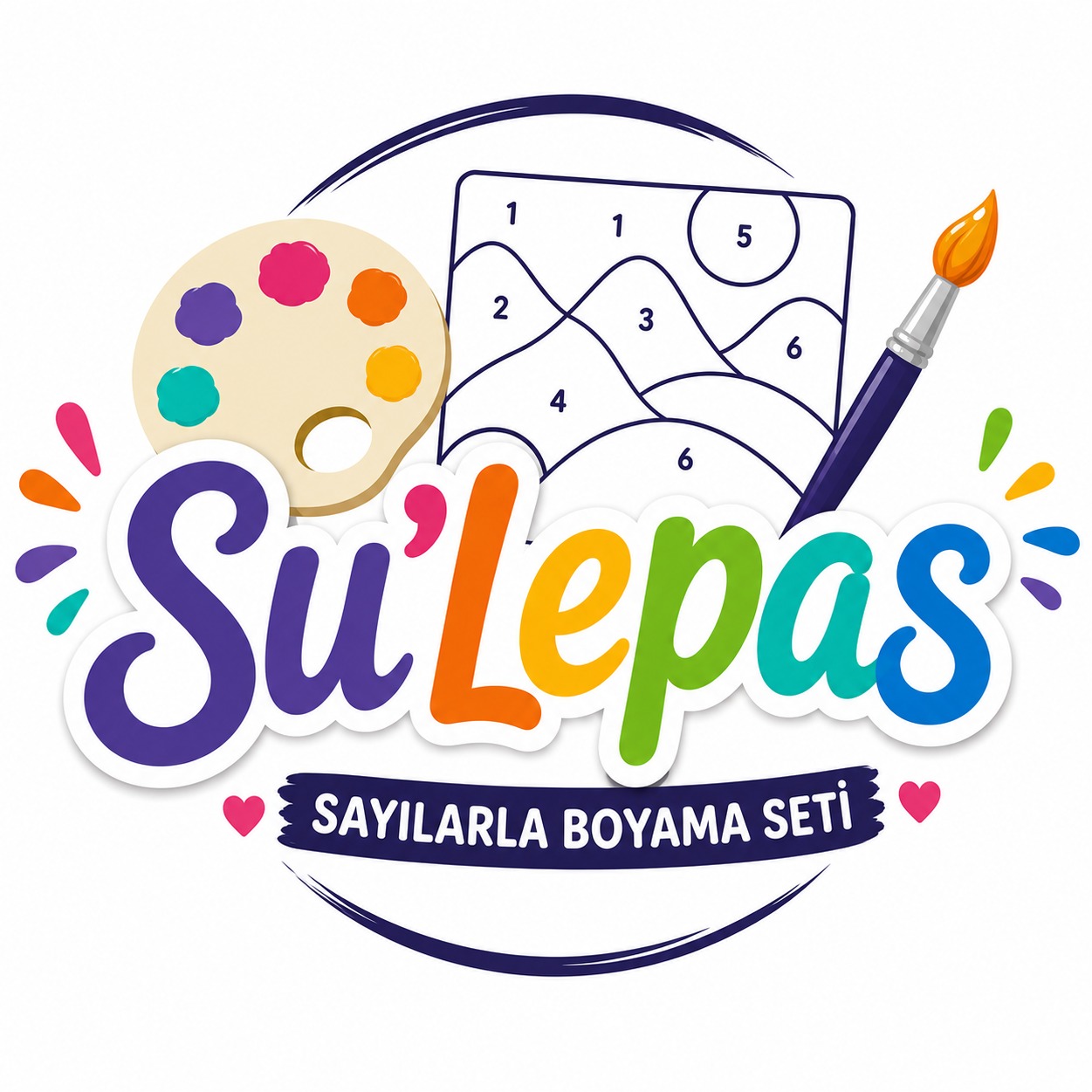 Sayılarla Boyama Seti Sulepas Hobi