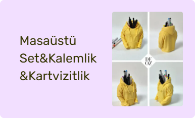 Masaüstü Set&Kalemlik&Kartvizitlik