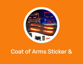 Coat of Arms Sticker & Phosphor Strip