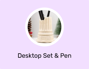Desktop Set & Pen Holder & Business Card Holder