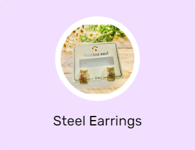 Steel Earrings