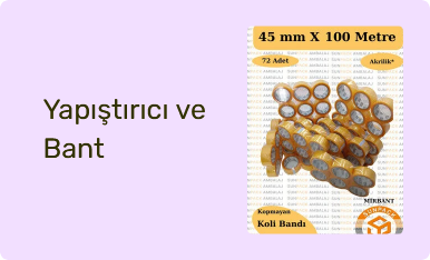 Yapıştırıcı ve Bant