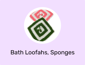 Bath Loofahs, Sponges & Poufs