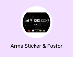 Arma Sticker & Fosfor Şerit