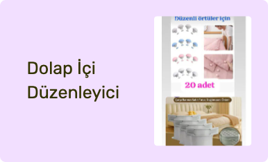 Dolap İçi Düzenleyici