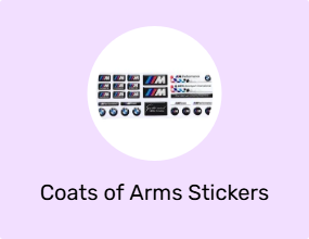 Coats of Arms Stickers & Phosphor Strips