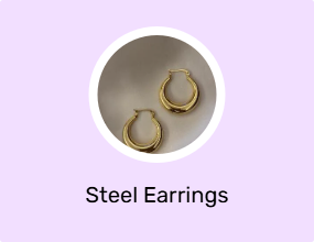 Steel Earrings