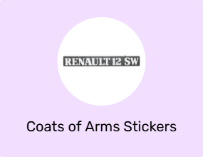 Coats of Arms Stickers & Phosphor Strips