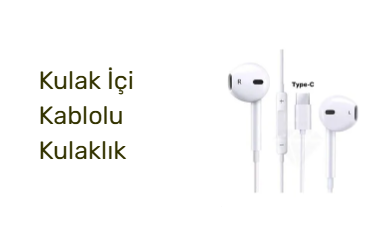 Kulak İçi Kablolu Kulaklık