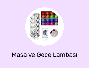 Masa ve Gece Lambası