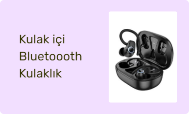 Kulak içi Bluetoooth Kulaklık