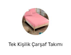 Tek Kişilik Çarşaf Takımı