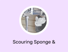 Scouring Sponge & Brush