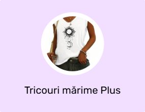 Tricouri mărime Plus