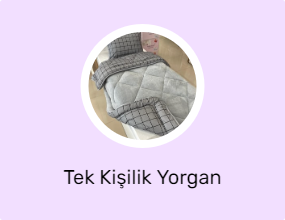 Tek Kişilik Yorgan