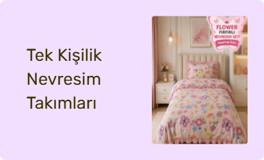 Tek Kişilik Nevresim Takımları