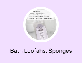 Bath Loofahs, Sponges & Poufs