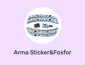 Arma Sticker&Fosfor Şeritler