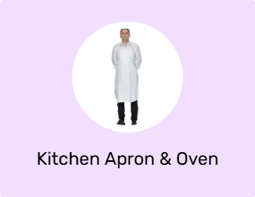 Kitchen Apron & Oven Mitts