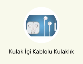 Kulak İçi Kablolu Kulaklık