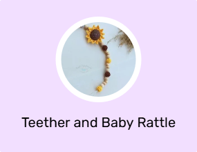 Teether and Baby Rattle