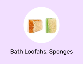 Bath Loofahs, Sponges & Poufs
