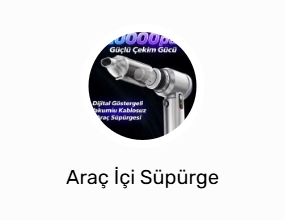 Araç İçi Süpürge