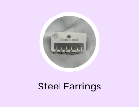 Steel Earrings