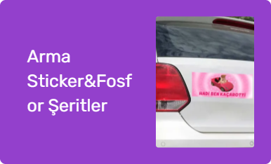 Arma Sticker&Fosfor Şeritler