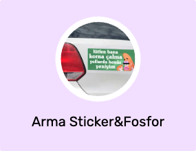 Arma Sticker&Fosfor Şeritler